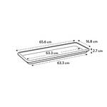 barcelona trough saucer 70cm white